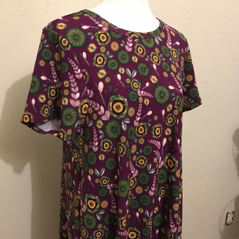 Purple print Carly